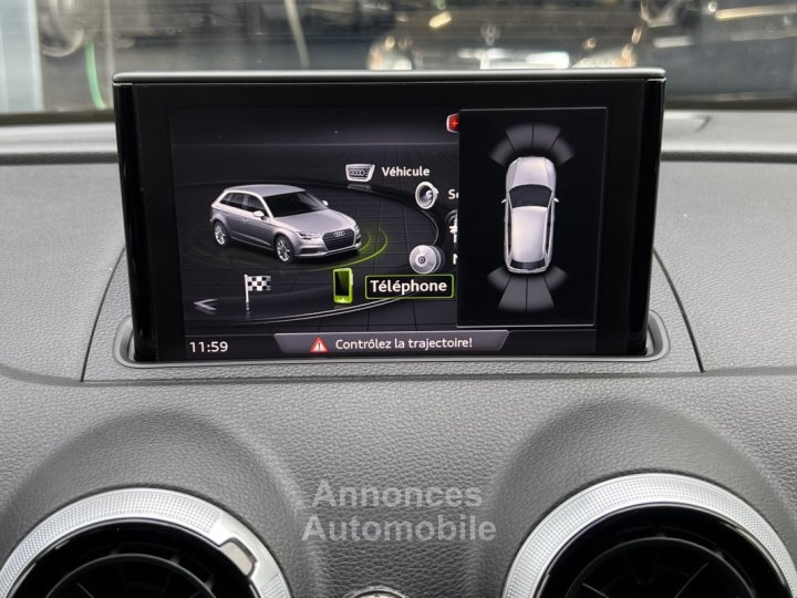 Audi A3 Sportback III PHASE 2 10 TFSI 115 Cv 1ERE MAIN / GPS CRIT AIR 2 5 PORTES - GARANTIE 1 AN - 32
