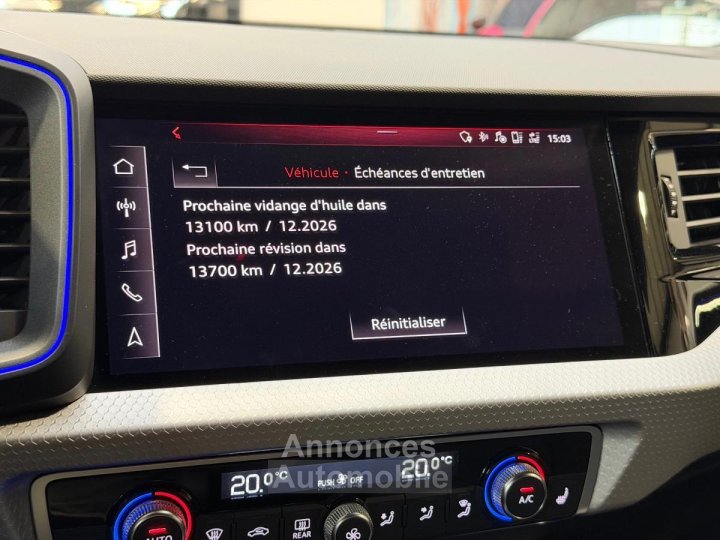 Audi A1 Sportback 40 TFSI 20 200 S Line Edition One S-Tronic - 19