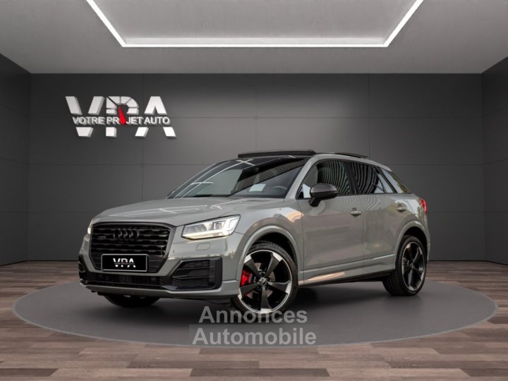 Audi Q2 20 TFSI 190 ch Quattro S‑Line - Carplay - Pack Hiver - Toit Ouvrant - Virtual Cockpit - 1