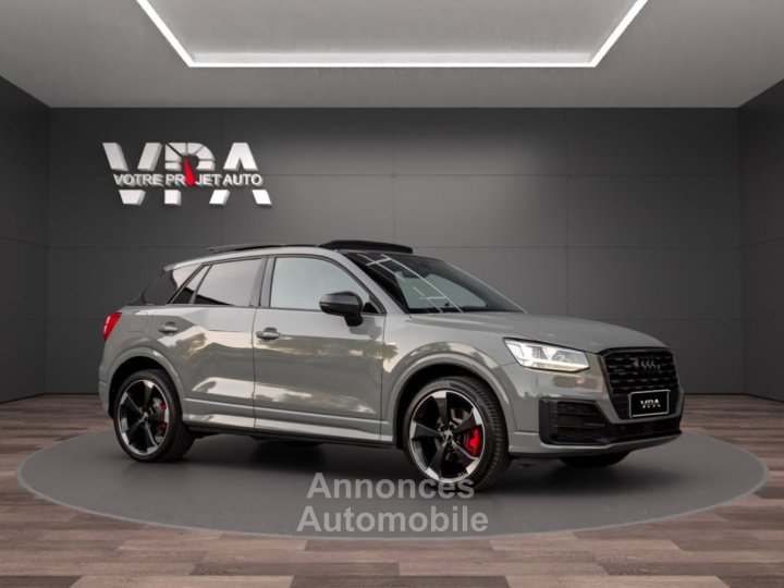 Audi Q2 20 TFSI 190 ch Quattro S‑Line - Carplay - Pack Hiver - Toit Ouvrant - Virtual Cockpit - 3