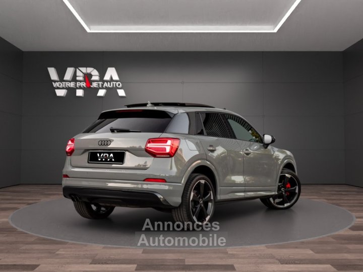 Audi Q2 20 TFSI 190 ch Quattro S‑Line - Carplay - Pack Hiver - Toit Ouvrant - Virtual Cockpit - 8