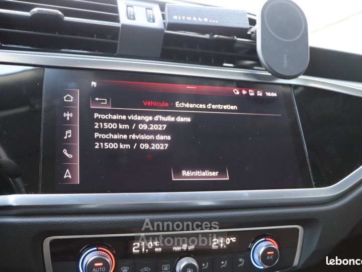 Audi Q3 20 35 tdi 150ch business line s-tronic bva virtual cockpit entretiens - 32