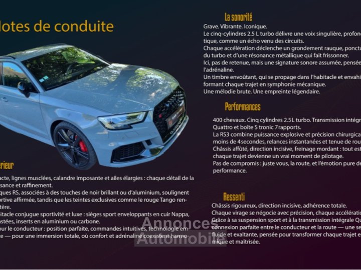 Audi RS3 25tfsiq Quattro Sportback - 5