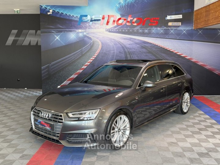 Audi A4 Avant S-Line 40 TDI 190 GPS BVA Virtual TO Cam&eacute;ra Attelage Cuir Alcantara pr&eacute; sense regulateur Clim tri LED Hayon Car Play JA 19 - 4