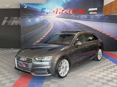 Audi A4 Avant S-Line 40 TDI 190 GPS BVA Virtual TO Cam&eacute;ra Attelage Cuir Alcantara pr&eacute; sense regulateur Clim tri LED Hayon Car Play JA 19   - 5