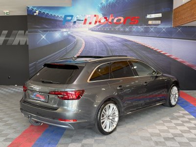Audi A4 Avant S-Line 40 TDI 190 GPS BVA Virtual TO Cam&eacute;ra Attelage Cuir Alcantara pr&eacute; sense regulateur Clim tri LED Hayon Car Play JA 19   - 37