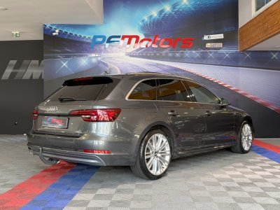 Audi A4 Avant S-Line 40 TDI 190 GPS BVA Virtual TO Cam&eacute;ra Attelage Cuir Alcantara pr&eacute; sense regulateur Clim tri LED Hayon Car Play JA 19   - 38