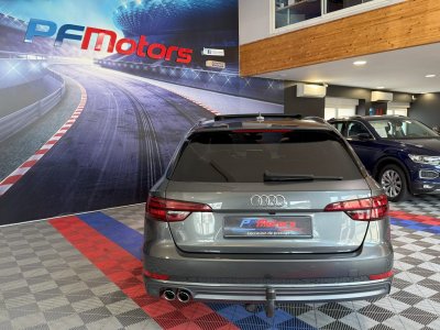 Audi A4 Avant S-Line 40 TDI 190 GPS BVA Virtual TO Cam&eacute;ra Attelage Cuir Alcantara pr&eacute; sense regulateur Clim tri LED Hayon Car Play JA 19   - 39
