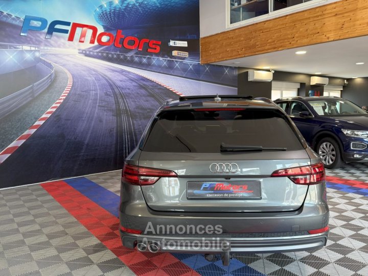Audi A4 Avant S-Line 40 TDI 190 GPS BVA Virtual TO Cam&eacute;ra Attelage Cuir Alcantara pr&eacute; sense regulateur Clim tri LED Hayon Car Play JA 19 - 39