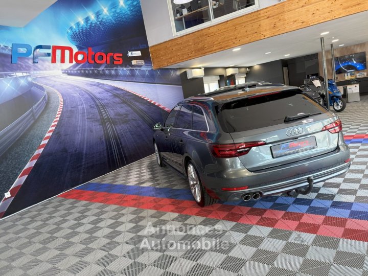 Audi A4 Avant S-Line 40 TDI 190 GPS BVA Virtual TO Cam&eacute;ra Attelage Cuir Alcantara pr&eacute; sense regulateur Clim tri LED Hayon Car Play JA 19 - 40