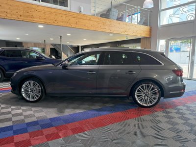 Audi A4 Avant S-Line 40 TDI 190 GPS BVA Virtual TO Cam&eacute;ra Attelage Cuir Alcantara pr&eacute; sense regulateur Clim tri LED Hayon Car Play JA 19   - 42
