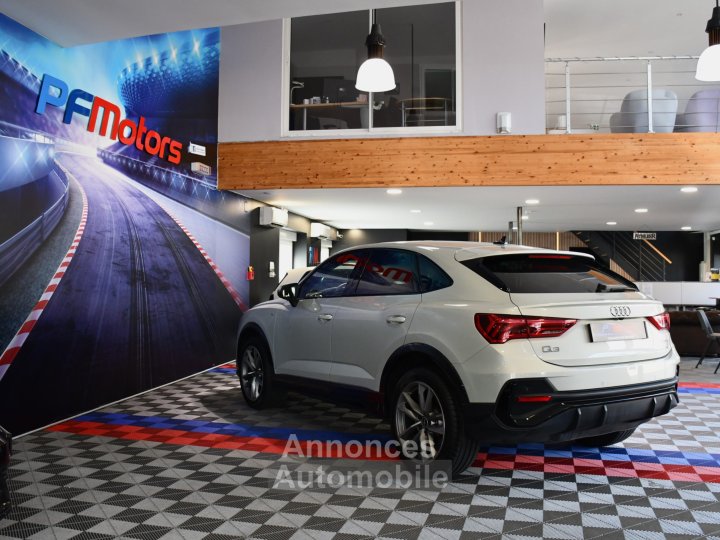 Audi Q3 Sportback S-Line 35 TDI 150 S-Tronic GPS Virtual Cam&eacute;ra Car Play Pr&eacute; Sense Hayon Efficience JA 19 - 14