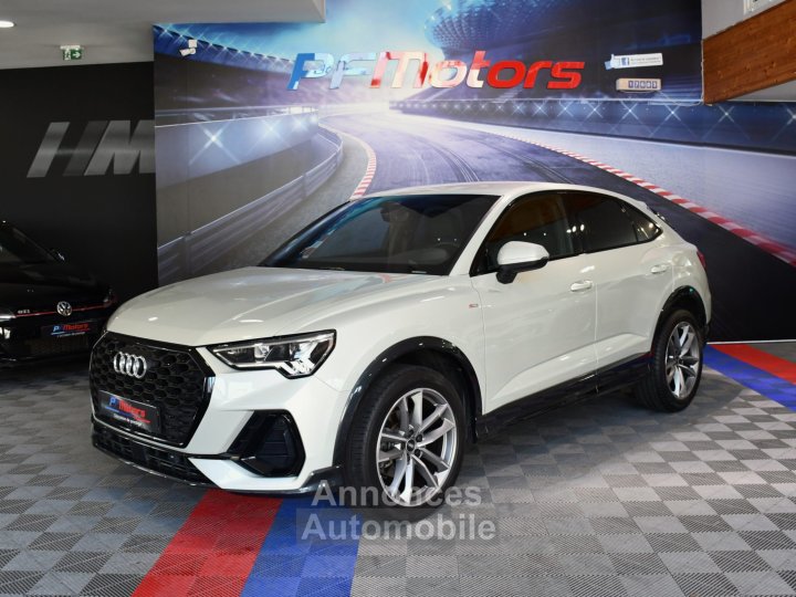 Audi Q3 Sportback S-Line 35 TDI 150 S-Tronic GPS Virtual Cam&eacute;ra Car Play Pr&eacute; Sense Hayon Efficience JA 19 - 22