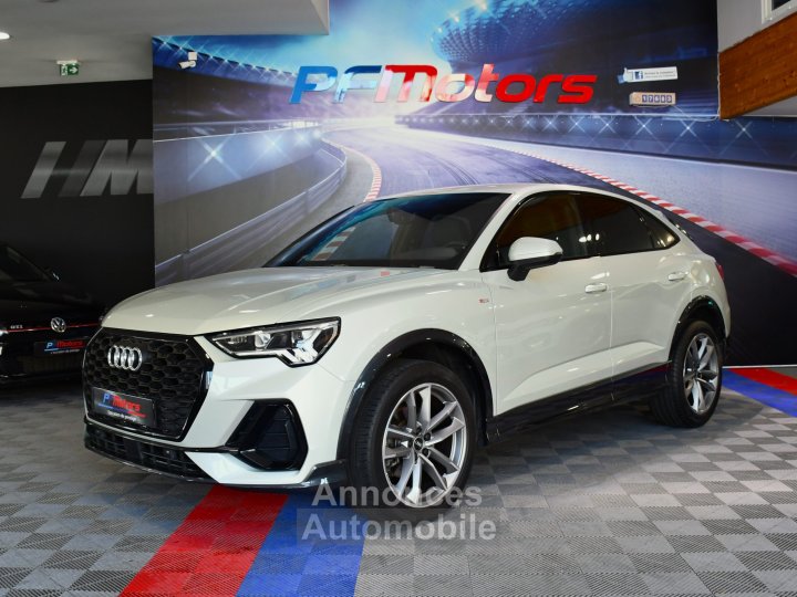 Audi Q3 Sportback S-Line 35 TDI 150 S-Tronic GPS Virtual Cam&eacute;ra Car Play Pr&eacute; Sense Hayon Efficience JA 19 - 23