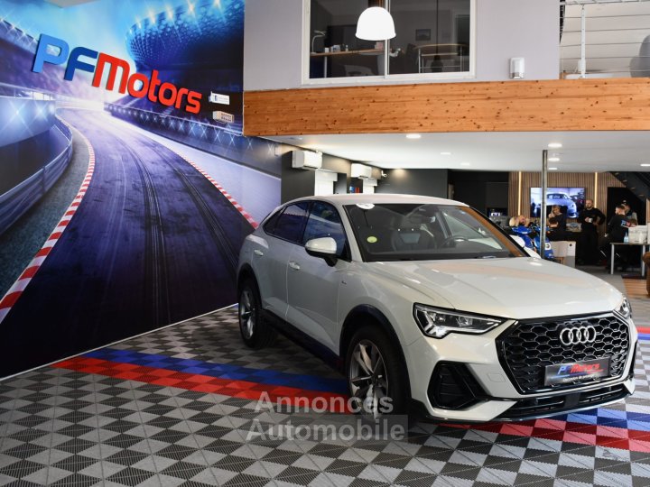 Audi Q3 Sportback S-Line 35 TDI 150 S-Tronic GPS Virtual Cam&eacute;ra Car Play Pr&eacute; Sense Hayon Efficience JA 19 - 26