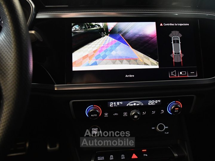 Audi Q3 Sportback S-Line 35 TDI 150 S-Tronic GPS Virtual Hayon Pré Sense Car Play Caméra Lane Efficience JA 19 - 22