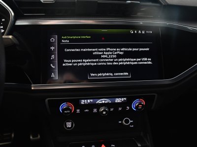 Audi Q3 Sportback S-Line 35 TDI 150 S-Tronic GPS Virtual Hayon Pré Sense Car Play Caméra Lane Efficience JA 19 - 23