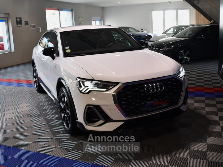 Audi Q3 Sportback S-Line 35 TDI 150 S-Tronic GPS Virtual Hayon Pré Sense Car Play Caméra Lane Efficience JA 19 - 27