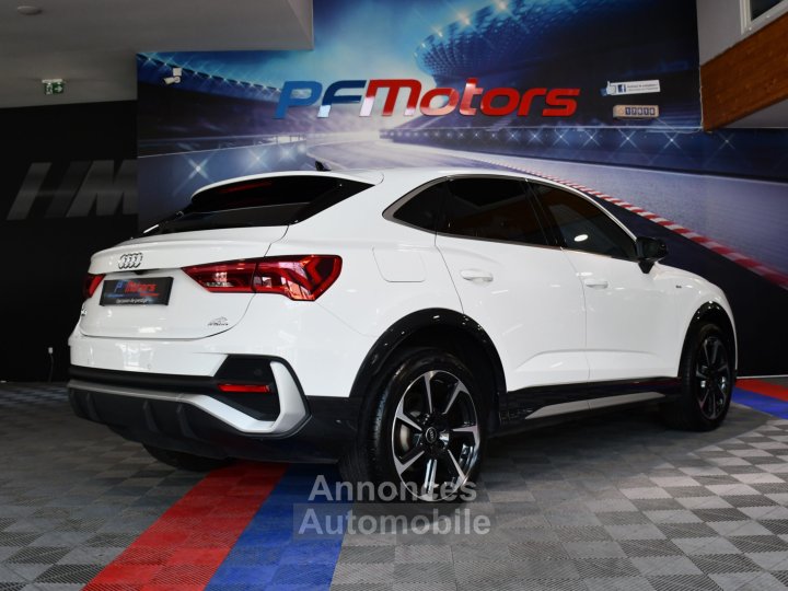Audi Q3 Sportback S-Line 35 TDI 150 S-Tronic GPS Virtual Hayon Pré Sense Car Play Caméra Lane Efficience JA 19 - 30