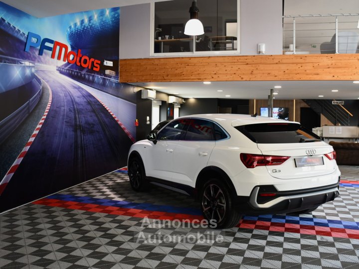 Audi Q3 Sportback S-Line 35 TDI 150 S-Tronic GPS Virtual Hayon Pré Sense Car Play Caméra Lane Efficience JA 19 - 32