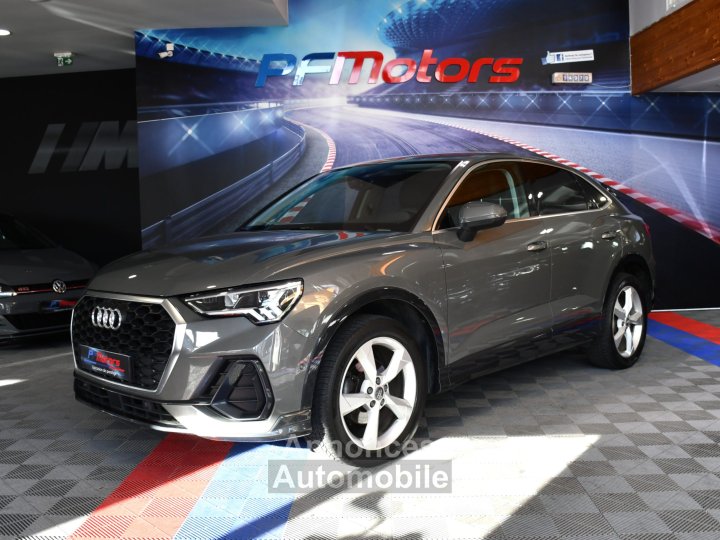Audi Q3 Sportback S-Line Design Luxe 35 TDI 150 S-Tronic GPS Vebasto Virtuyal Hayon Attelage LED Caméra ACC Pré Sense JA 19 - 1