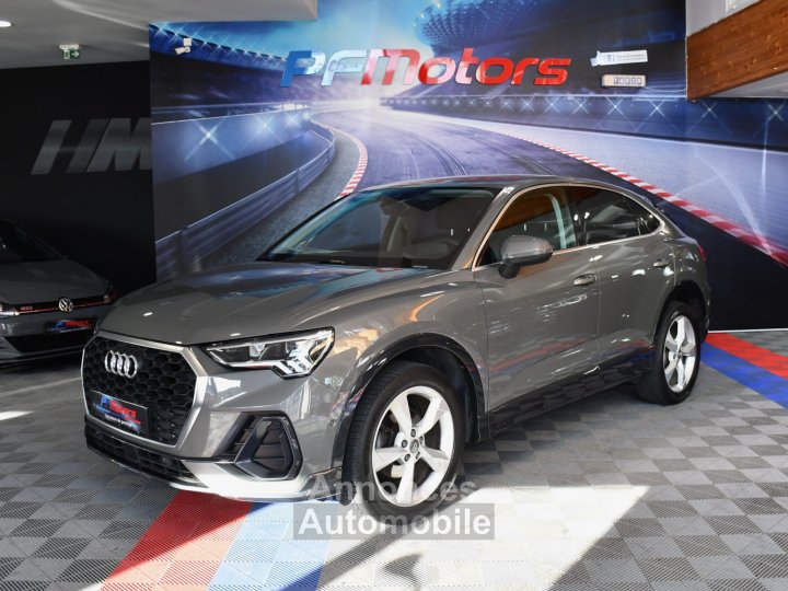 Audi Q3 Sportback S-Line Design Luxe 35 TDI 150 S-Tronic GPS Vebasto Virtuyal Hayon Attelage LED Caméra ACC Pré Sense JA 19 - 4