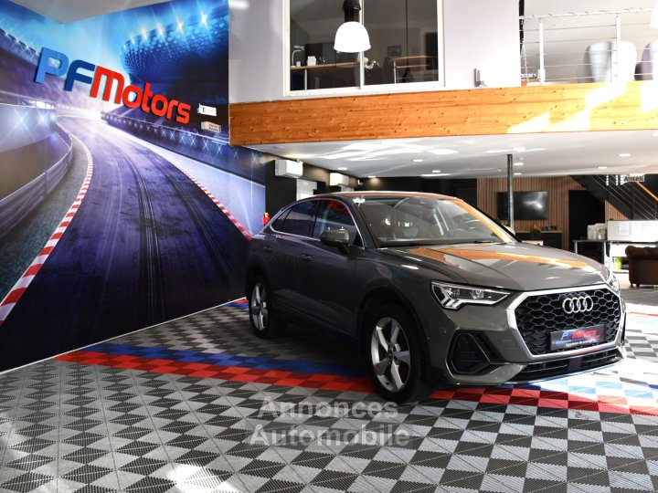 Audi Q3 Sportback S-Line Design Luxe 35 TDI 150 S-Tronic GPS Vebasto Virtuyal Hayon Attelage LED Caméra ACC Pré Sense JA 19 - 8