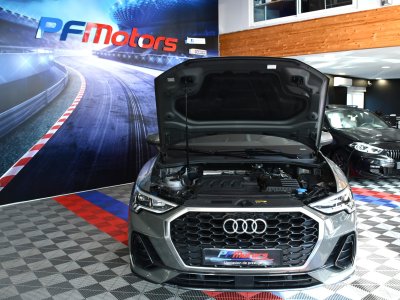 Audi Q3 Sportback S-Line Design Luxe 35 TDI 150 S-Tronic GPS Vebasto Virtuyal Hayon Attelage LED Caméra ACC Pré Sense JA 19   - 12
