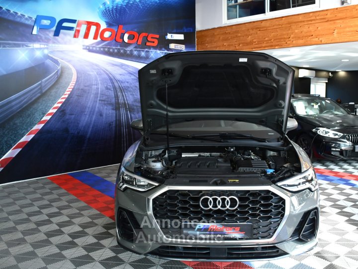 Audi Q3 Sportback S-Line Design Luxe 35 TDI 150 S-Tronic GPS Vebasto Virtuyal Hayon Attelage LED Caméra ACC Pré Sense JA 19 - 12