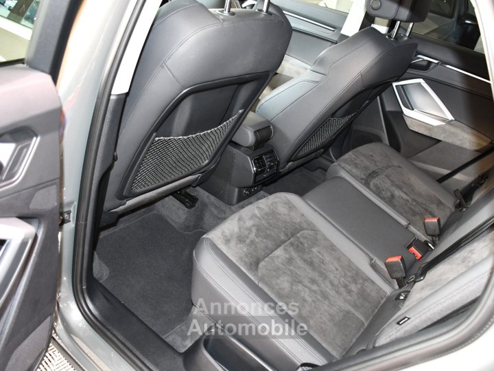 Audi Q3 Sportback S-Line Design Luxe 35 TDI 150 S-Tronic GPS Vebasto Virtuyal Hayon Attelage LED Caméra ACC Pré Sense JA 19 - 13