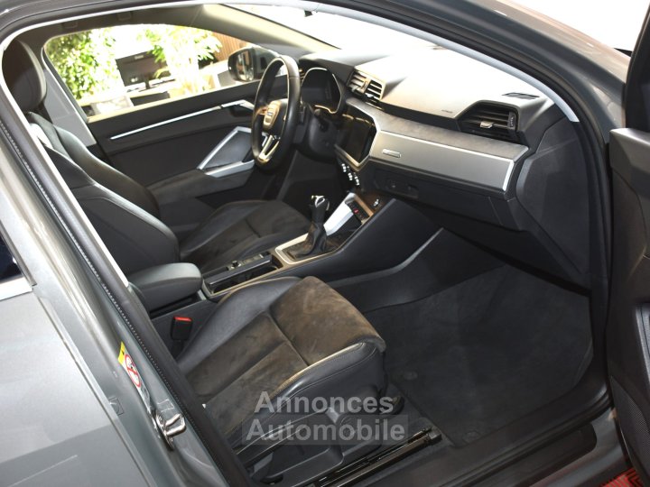 Audi Q3 Sportback S-Line Design Luxe 35 TDI 150 S-Tronic GPS Vebasto Virtuyal Hayon Attelage LED Caméra ACC Pré Sense JA 19 - 19