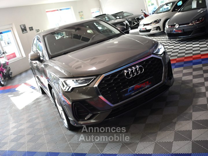 Audi Q3 Sportback S-Line Design Luxe 35 TDI 150 S-Tronic GPS Vebasto Virtuyal Hayon Attelage LED Caméra ACC Pré Sense JA 19 - 29