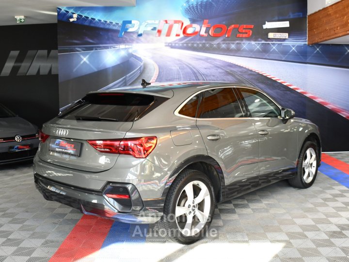 Audi Q3 Sportback S-Line Design Luxe 35 TDI 150 S-Tronic GPS Vebasto Virtuyal Hayon Attelage LED Caméra ACC Pré Sense JA 19 - 30