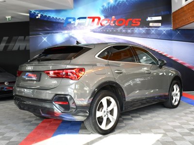 Audi Q3 Sportback S-Line Design Luxe 35 TDI 150 S-Tronic GPS Vebasto Virtuyal Hayon Attelage LED Caméra ACC Pré Sense JA 19   - 31