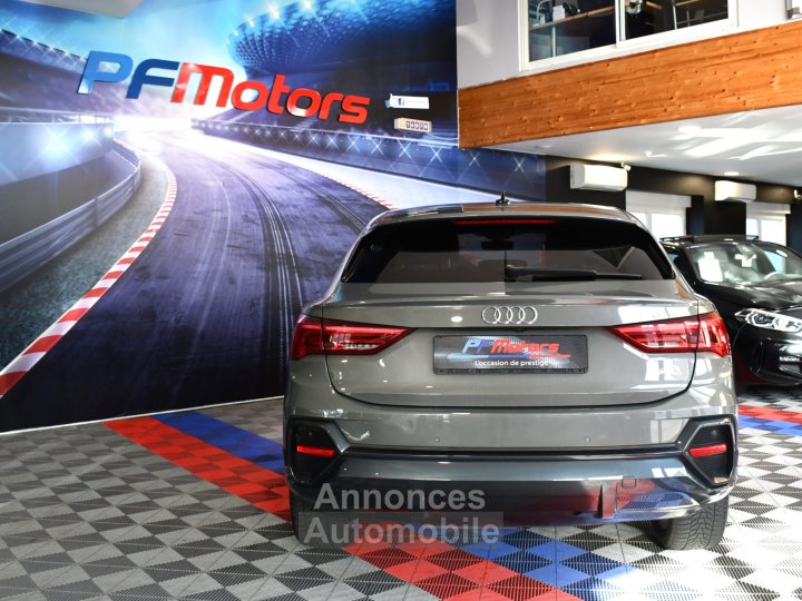 Audi Q3 Sportback S-Line Design Luxe 35 TDI 150 S-Tronic GPS Vebasto Virtuyal Hayon Attelage LED Caméra ACC Pré Sense JA 19 - 32