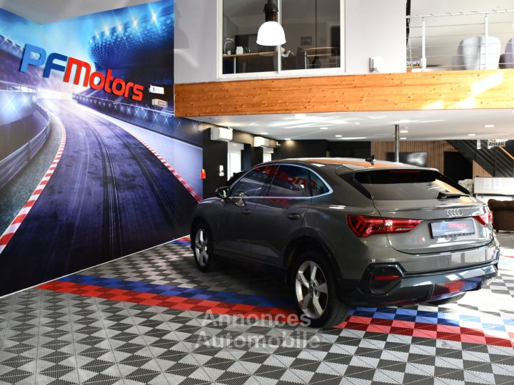 Audi Q3 Sportback S-Line Design Luxe 35 TDI 150 S-Tronic GPS Vebasto Virtuyal Hayon Attelage LED Caméra ACC Pré Sense JA 19 - 33