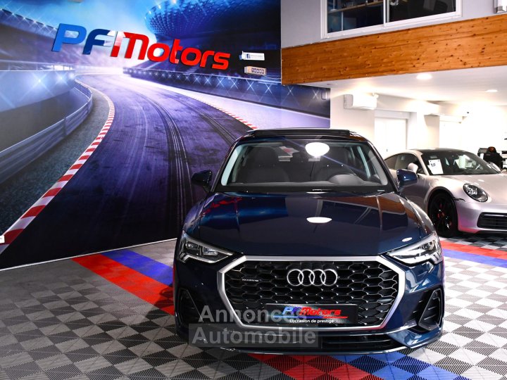 Audi Q3 Sportback Design Luxe 35 TDI 150 Quattro S-Tronic GPS ACC Attelage Cuir Hayon Pré Sense Virtual TO Lane JA 19 - 7