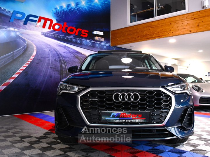 Audi Q3 Sportback Design Luxe 35 TDI 150 Quattro S-Tronic GPS ACC Attelage Cuir Hayon Pré Sense Virtual TO Lane JA 19 - 8
