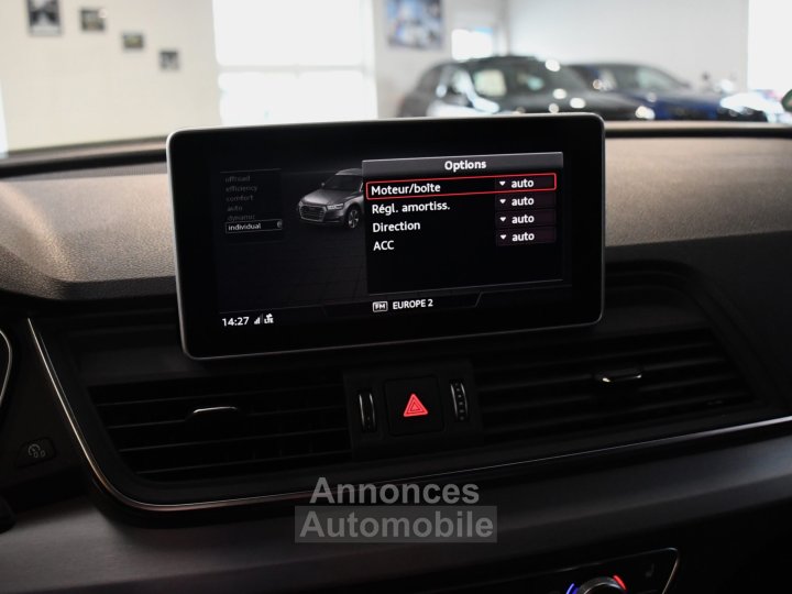 Audi Q5 S-Line 40 TDI 190 Quattro GPS Virtual Bang Olufsen Vebasto Pré Sense Drive Magnétic Ride Attelage JA 20 - 31