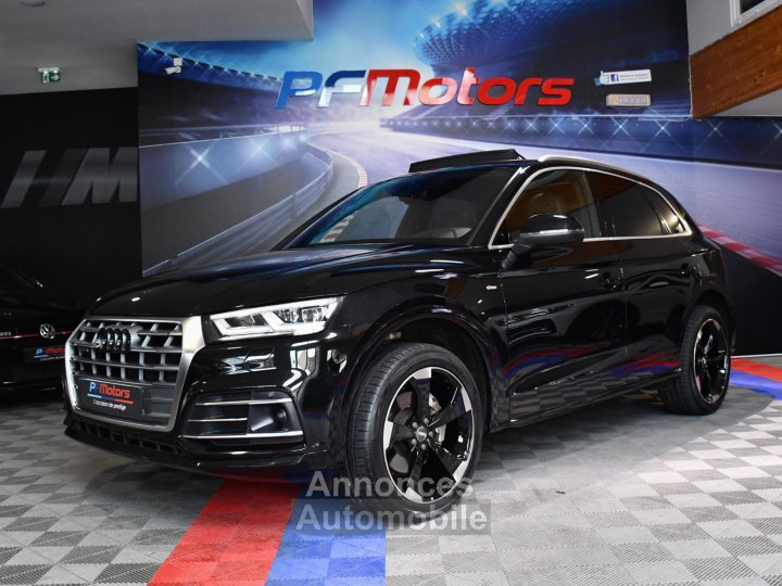 Audi Q5 S-Line 40 TDI 190 Quattro GPS Virtual TO ACC Hayon Pré Sense Lane Attelage JA 20 Rotor - 1