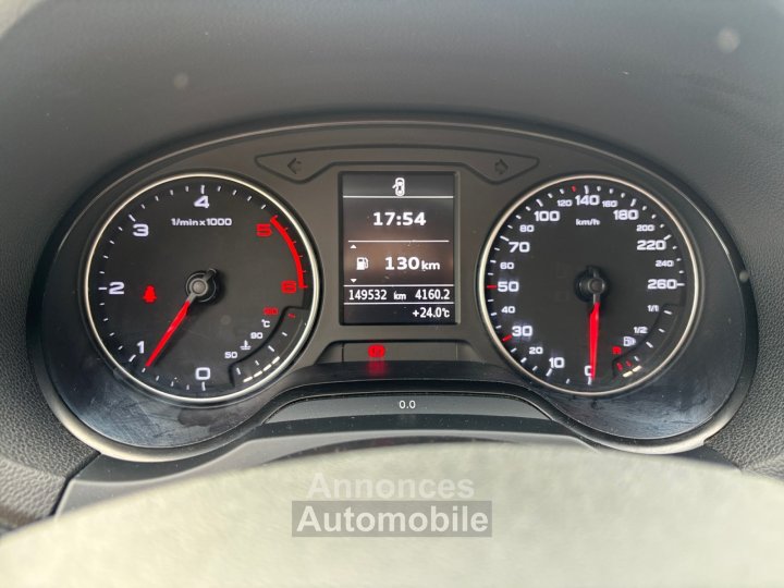 Audi A3 20 TDI 150 - Distribution neuve - GARANTIE 12 MOIS - 16