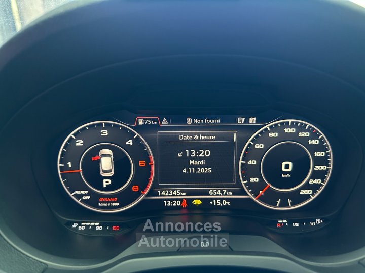 Audi A3 Sportback 20 TDI 150 S tronic 6 S Line, BO , RADAR ,SIEGES S-LINE , VIRTUAL COCKPIT - 11
