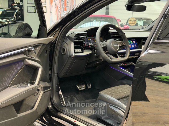 Audi A3 IV (2) Berline 15 35 TFSI Mild Hybrid 150 S Line S Tronic 7 1° Main FR Options%2B%2B%2B a - 7