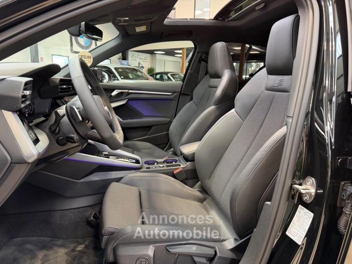 Audi A3 IV (2) Berline 15 35 TFSI Mild Hybrid 150 S Line S Tronic 7 1° Main FR Options%2B%2B%2B a - 9