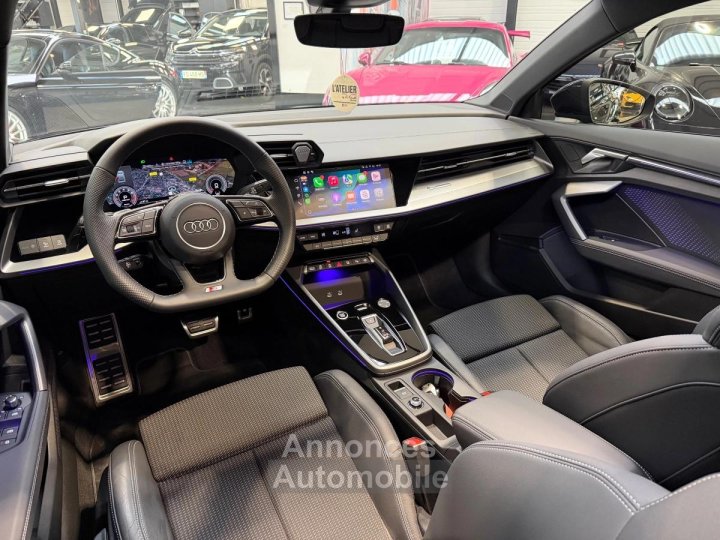 Audi A3 IV (2) Berline 15 35 TFSI Mild Hybrid 150 S Line S Tronic 7 1° Main FR Options%2B%2B%2B a - 21