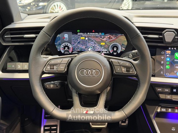 Audi A3 IV (2) Berline 15 35 TFSI Mild Hybrid 150 S Line S Tronic 7 1° Main FR Options%2B%2B%2B a - 22