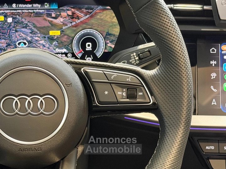 Audi A3 IV (2) Berline 15 35 TFSI Mild Hybrid 150 S Line S Tronic 7 1° Main FR Options%2B%2B%2B a - 24