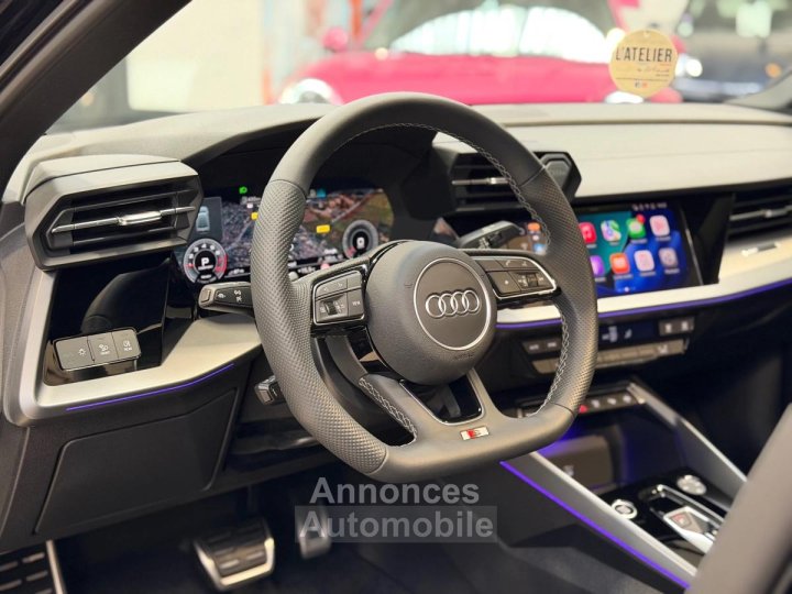 Audi A3 IV (2) Berline 15 35 TFSI Mild Hybrid 150 S Line S Tronic 7 1° Main FR Options%2B%2B%2B a - 36