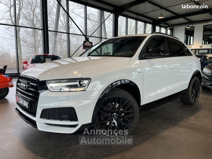 Audi Q3 Comp&eacute;tition TDI 20 150CH S Line Suivi Attelage M&eacute;plat Si&egrave;ges chauffants X&eacute;non Pack black 399-mois - 1