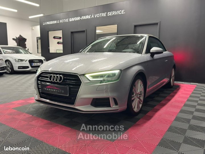 Audi A3 CABRIOLET 20 TDI 150ch Design Luxe ORIGINE FRANCE DISTRIBUTION À JOUR RÉVISION - 8